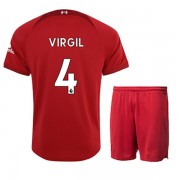 Maglia Liverpool Bambino Virgil van Dijk 4 Prima Divisa 2022-23..